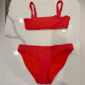 Onia Vibrant Red Swimwear